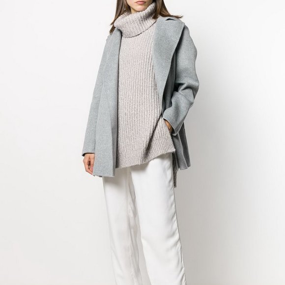 NWT Theory Overlay Wool & Cashmere Coat - Office to Events - Picture 6 of 12